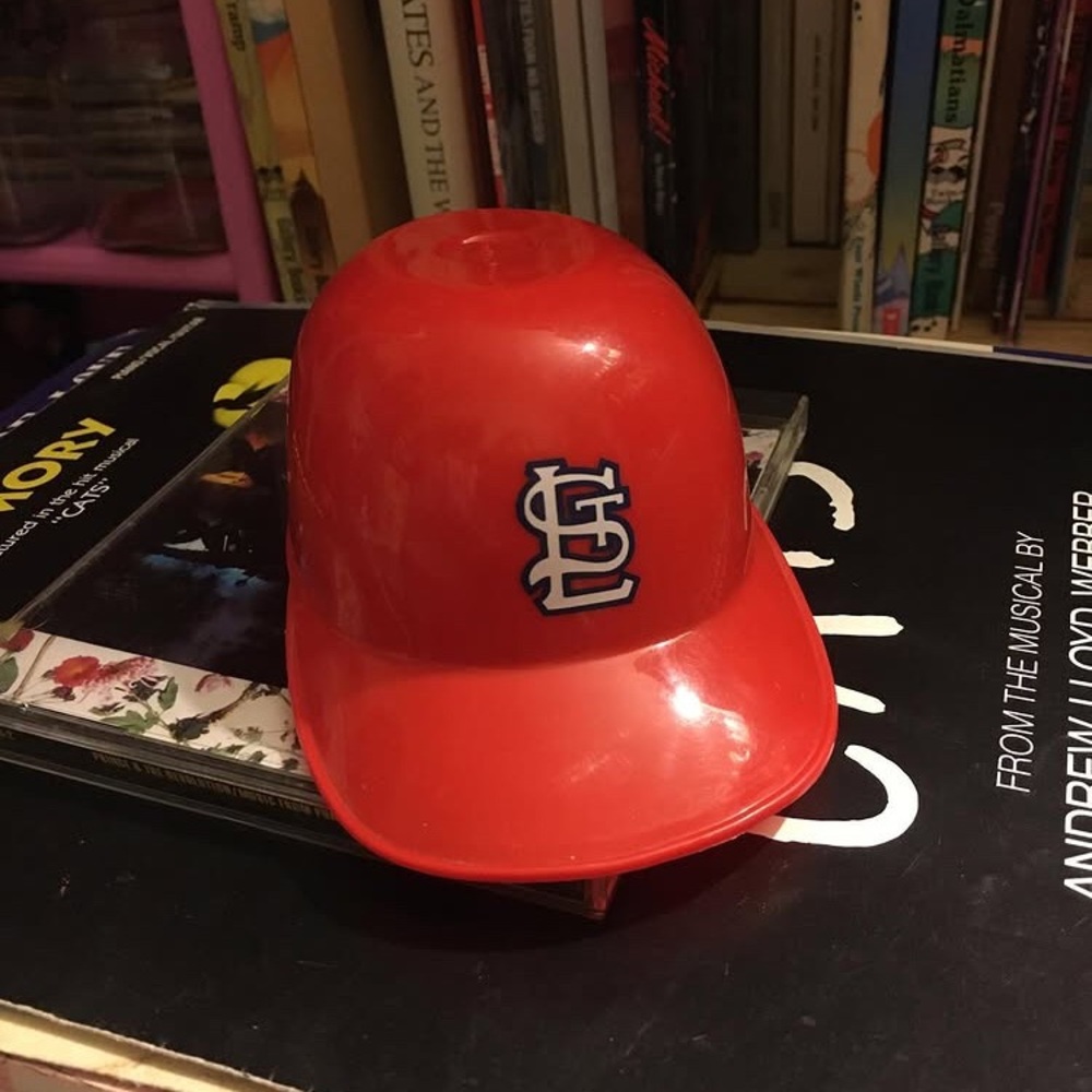 1980s Saint Louis C A R D I N A L S plastic collectible hat
